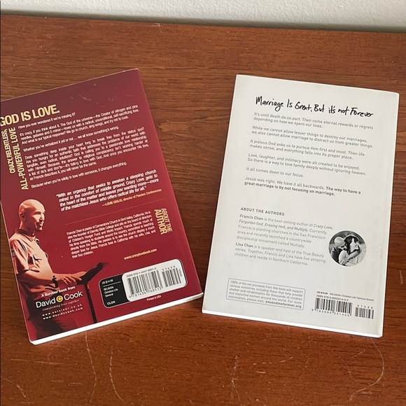 Crazy Love and You and Me Forever Books, Francis and Lisa Chan - Picture 2 of 4